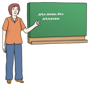 Wir bringen Euch Sachen bei.