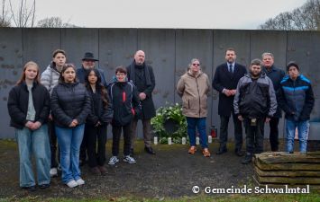 Beim gemeinsamen Gedenken in Waldniel-Hostert