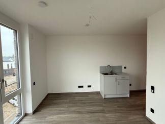 Der Einblick in eine Wohnung vor dem Erstbezug